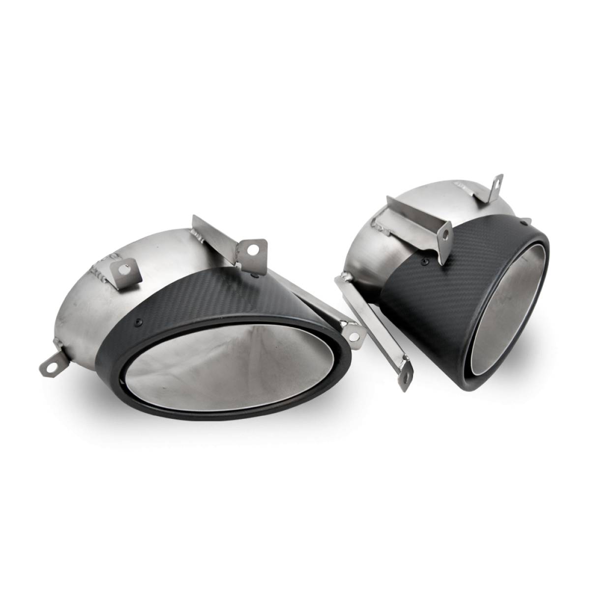 Audi R8 V10 Carbon Fibre Twin Exhaust Tailpipes