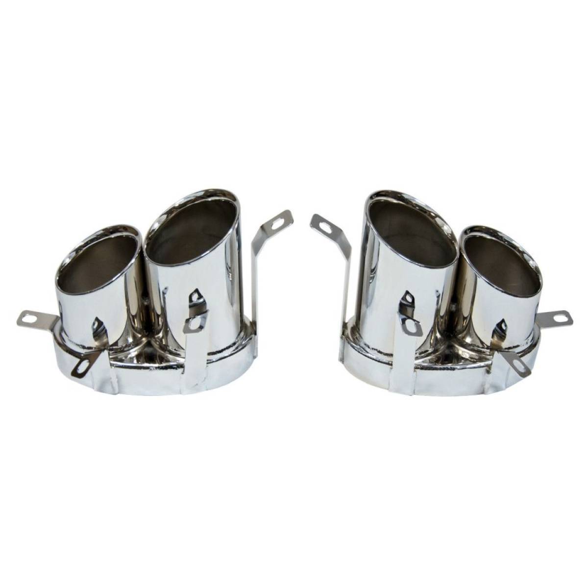 Audi R8 V8 Stainless Steel Twin Exhaust Tailpipes