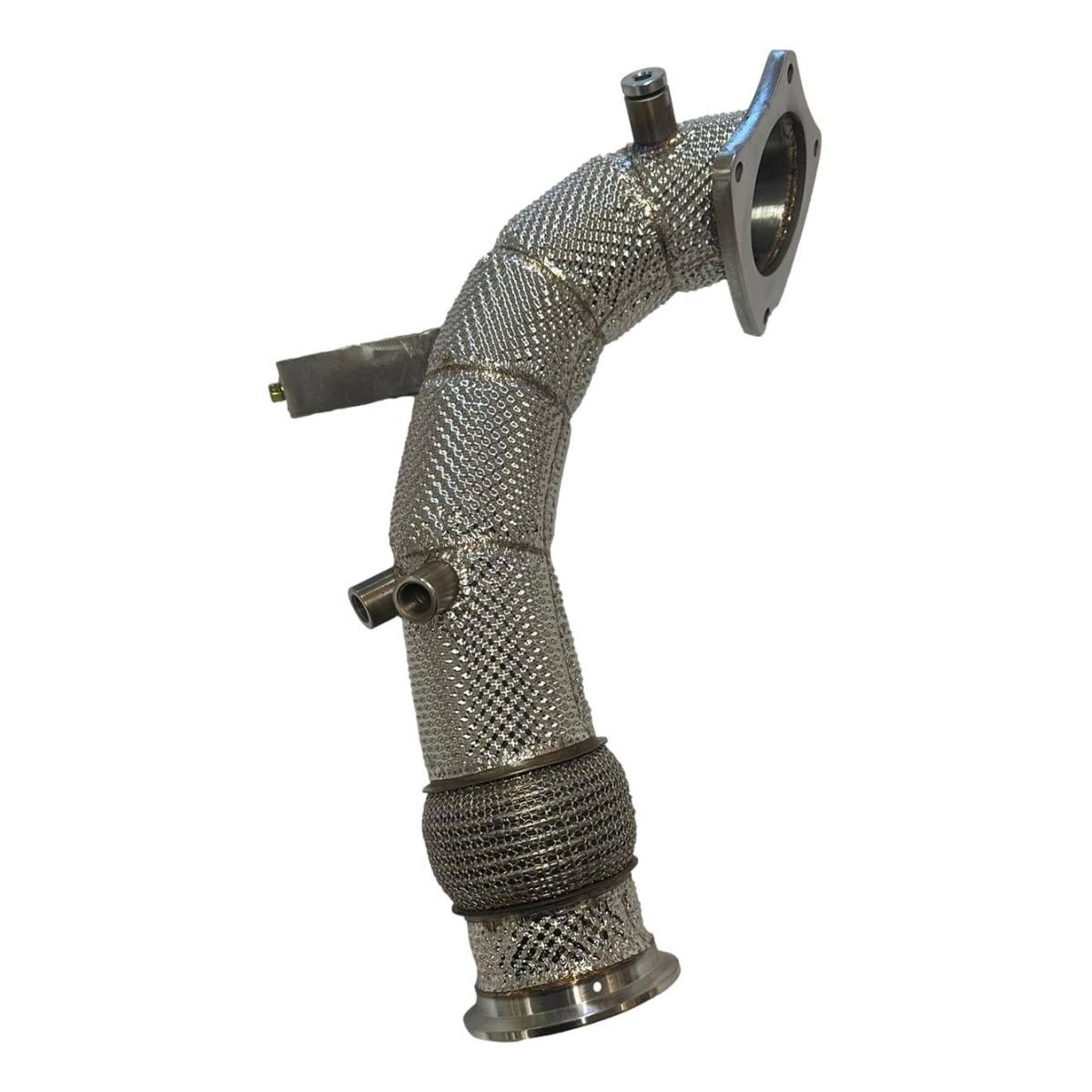 Audi R8 V10 2020+ Catless Downpipes with Heatshield