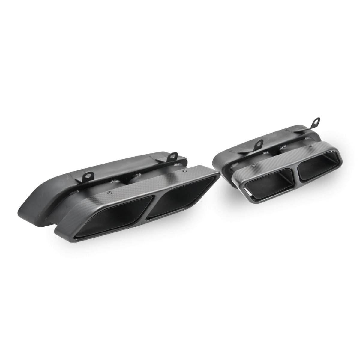 Audi R8 V10 Gen 2 Carbon Fibre Square Exhaust Tailpipes