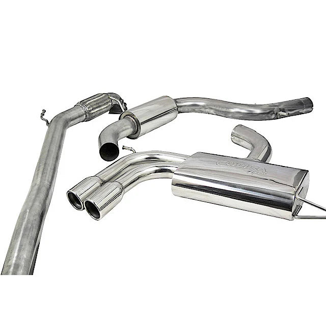 COBRA SPORT - Audi A3 (8P) 2.0 TFSI 2WD (5 Door Sportback) Turbo Back Performance Exhaust