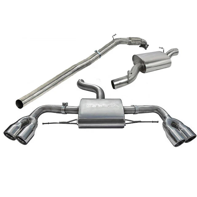 COBRA SPORT - Audi TTS (Mk2) Quattro Turbo Back Performance Exhaust
