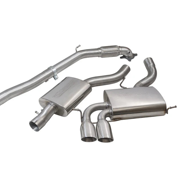 COBRA SPORT - Audi A3 (8P) 2.0 TFSI Quattro (3 Door) Turbo Back Performance Exhaust