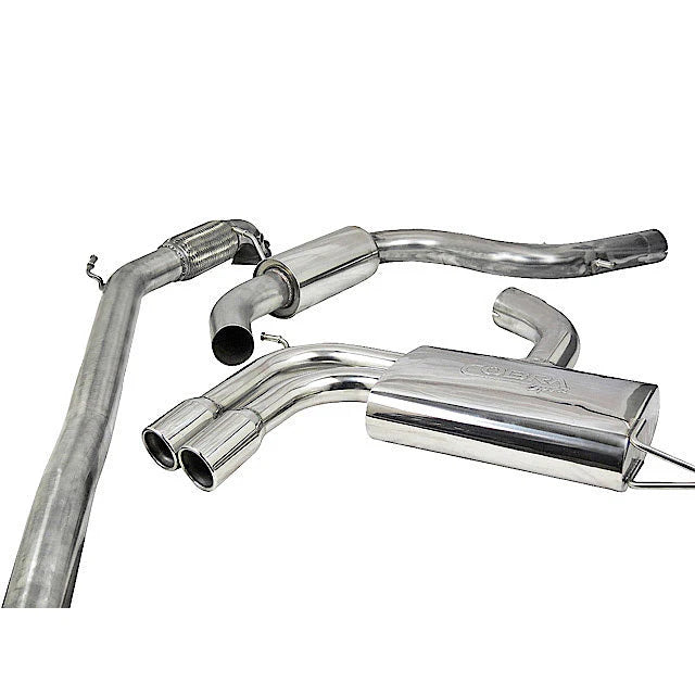 COBRA SPORT - Audi A3 (8P) 2.0 TFSI 2WD (3 Door) Turbo Back Performance Exhaust