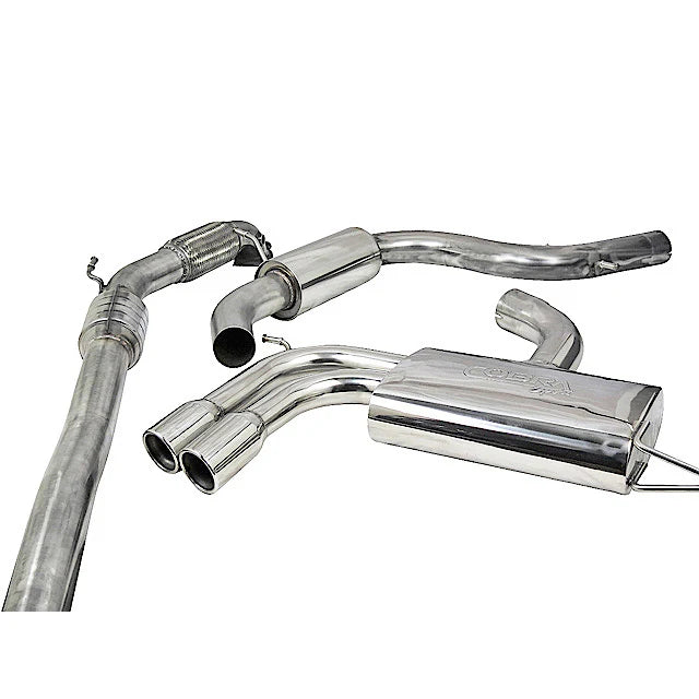 COBRA SPORT - Audi A3 (8P) 2.0 TFSI 2WD (5 Door Sportback) Turbo Back Performance Exhaust