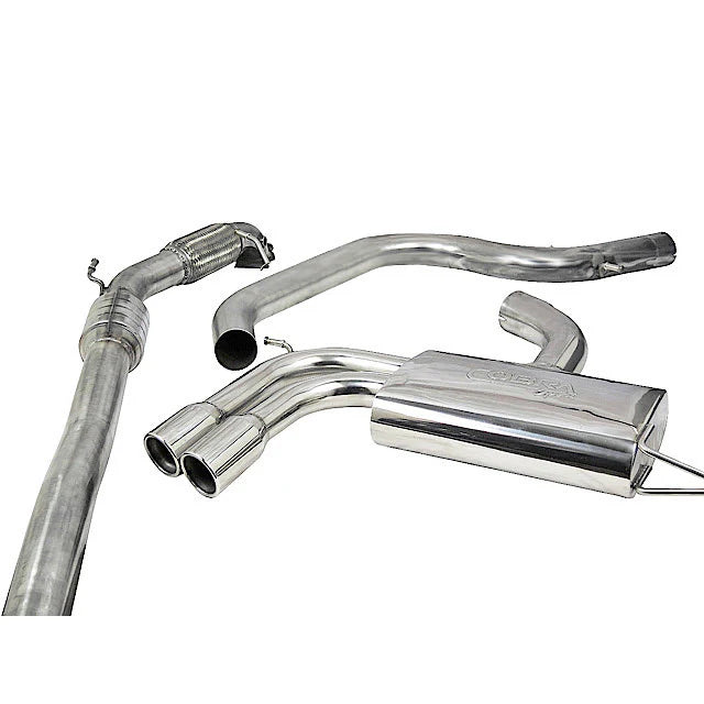 COBRA SPORT - Audi A3 (8P) 2.0 TFSI 2WD (5 Door Sportback) Turbo Back Performance Exhaust