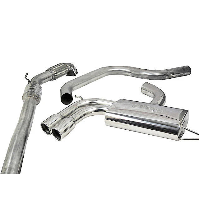 COBRA SPORT - Audi A3 (8P) 2.0 TFSI 2WD (3 Door) Turbo Back Performance Exhaust