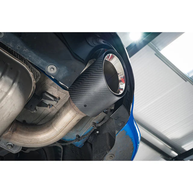 COBRA SPORT - BMW X2 M35i xDrive (F39) OEM Style M Performance Tips - Carbon Fibre Larger 4.5" Slip-on Replacement Tailpipes
