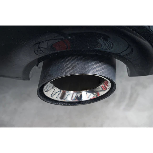 COBRA SPORT - BMW X2 M35i xDrive (F39) OEM Style M Performance Tips - Carbon Fibre Larger 4.5" Slip-on Replacement Tailpipes
