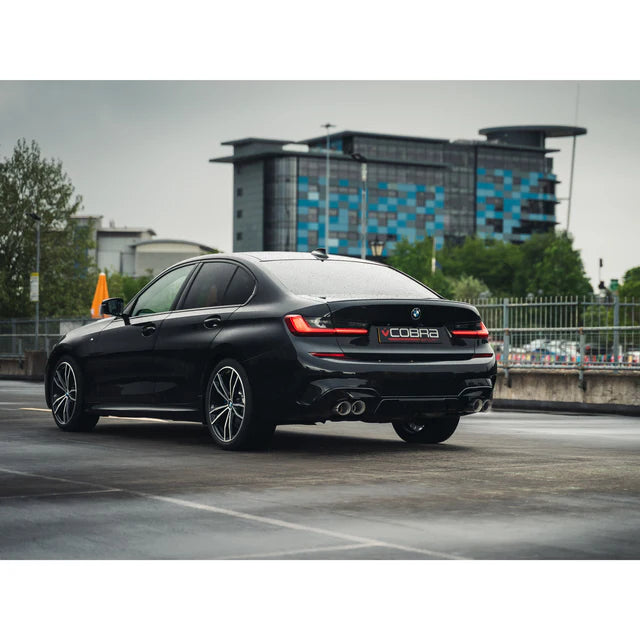 COBRA SPORT - BMW 320i (G20) (19>) Non-Valved Quad Exit M3 Style Performance Exhaust