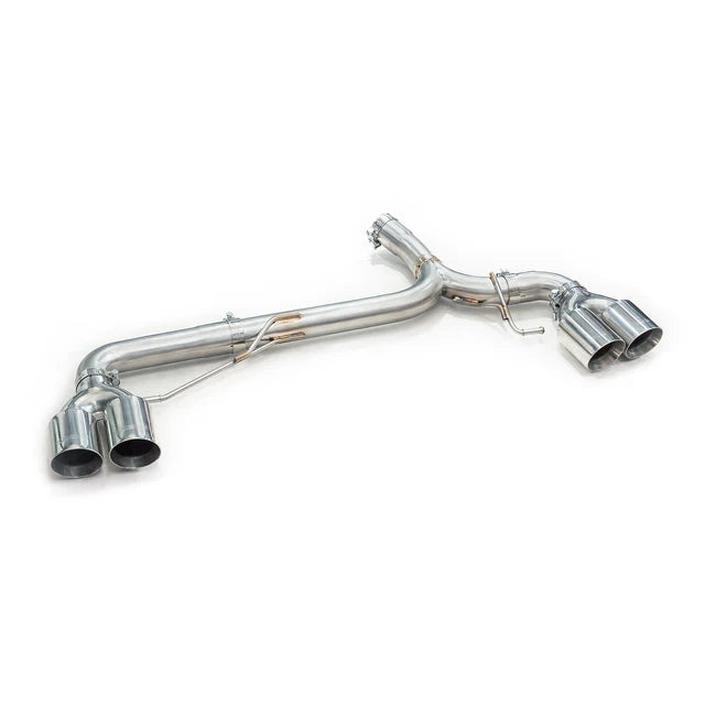 COBRA SPORT - BMW 330e (G20) (19>) Non-Valved Venom Quad Exit Rear Axle Back M3 Style Performance Exhaust