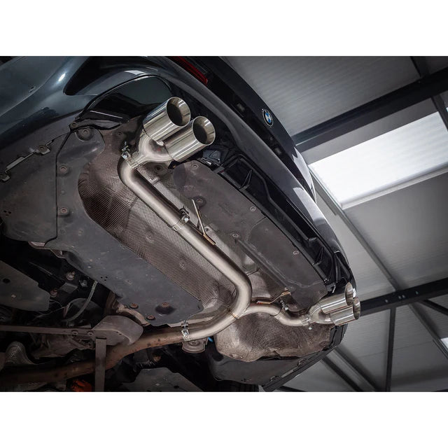 COBRA SPORT - BMW 330e Touring (G21) (19>) Non-Valved Venom Quad Exit Rear Axle Back M3 Style Performance Exhaust
