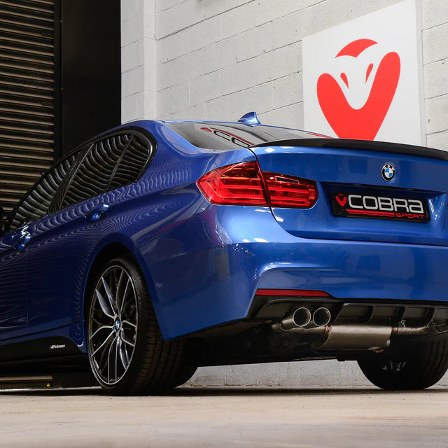 COBRA SPORT - BMW 325D (F30 LCI/F31 LCI) (2015-19) Quad Exit M3 Style Performance Exhaust Conversion
