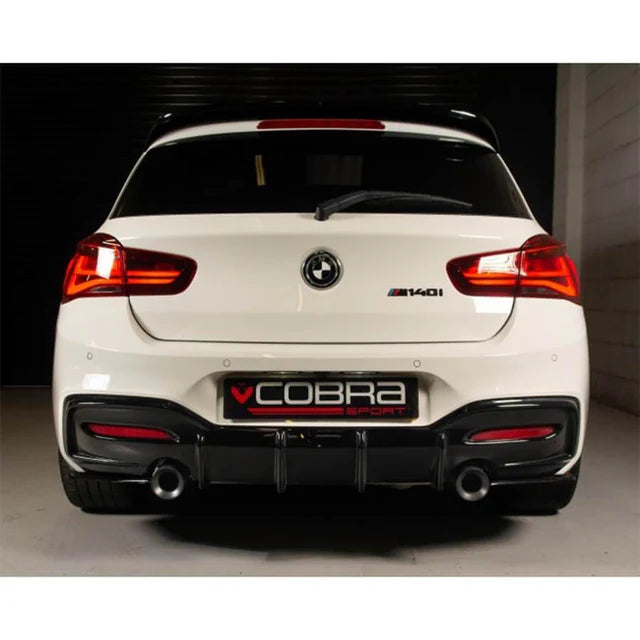 COBRA SPORT - BMW M140i Exhaust Tailpipes - Larger 3.5" M Performance Tips - Replacement Slip-on OE Style