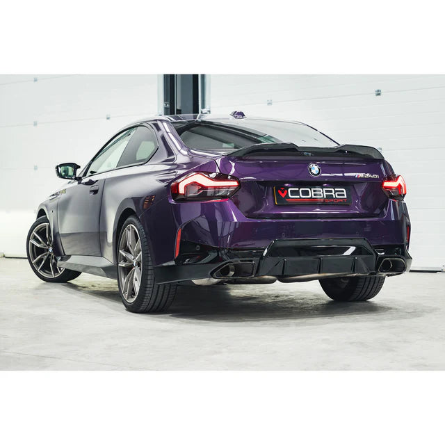 COBRA SPORT - BMW M240i (G42) (21>) Venom Race Rear Axle Back (Back Box Delete) Performance Exhaust