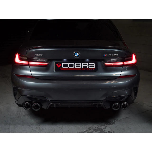 COBRA SPORT - BMW M340i (G20) (19>) (UK/EU) Valved Quad Exit GPF/PPF Back Performance Exhaust