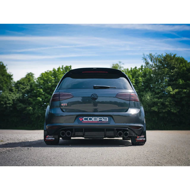 COBRA SPORT - VW Golf GTI (Mk7) 2.0 TSI (5G) (12-17) Quad Exit Turbo Back Golf R Style Performance Exhaust