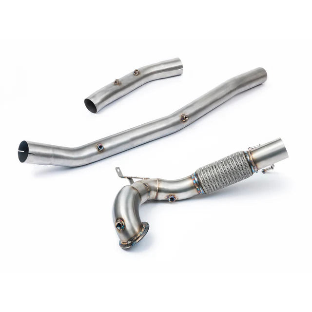 COBRA SPORT - VW Golf GTI (Mk8) 2.0 TSI (20>) Front Downpipe Sports Cat / De-Cat Performance Exhaust