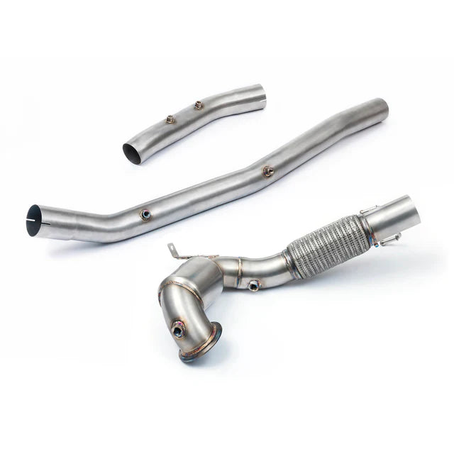COBRA SPORT - VW Golf GTI (Mk8) 2.0 TSI (20>) Front Downpipe Sports Cat / De-Cat Performance Exhaust