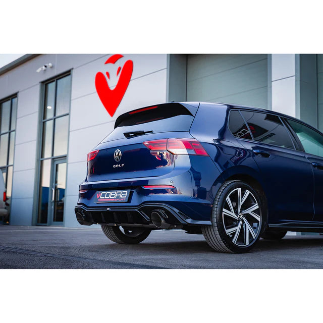 COBRA SPORT - VW Golf R-Line (Mk8) 1.5 TSI (20>) 'GTI Style' Dual Exit Venom GPF Back Performance Exhaust