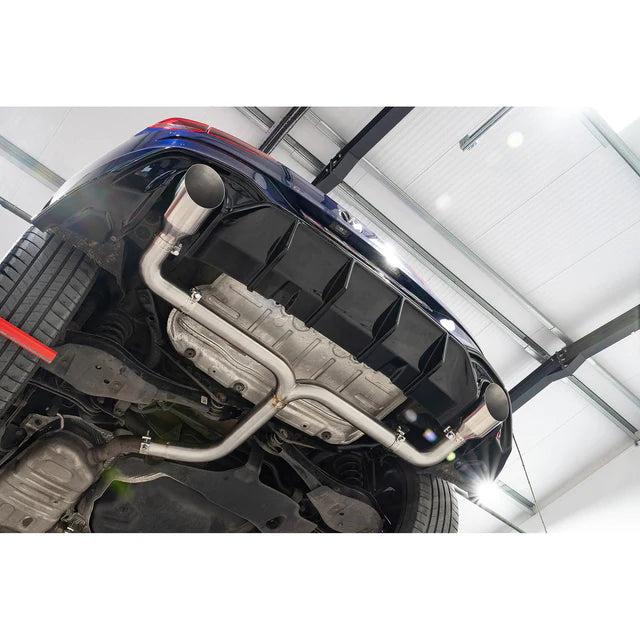 COBRA SPORT - VW Golf R-Line (Mk8) 1.5 TSI (20>) 'GTI Style' Dual Exit Rear Box Section Performance Exhaust