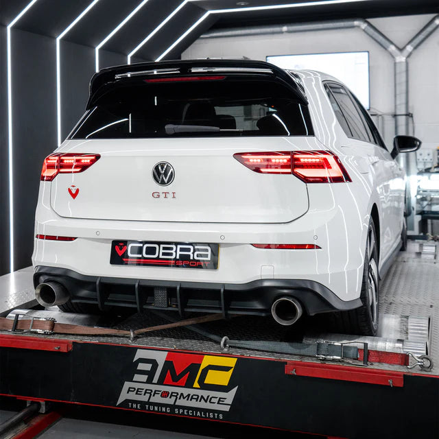 COBRA SPORT - VW Golf GTI (Mk8) 2.0 TSI (20>) Front Downpipe Sports Cat / De-Cat Performance Exhaust