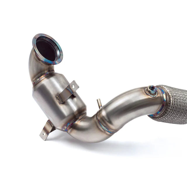 COBRA SPORT - VW Polo GTI (AW) Mk6 2.0 TSI (19>) Sports Cat / De-Cat Front Downpipe (incl PPF delete) Performance Exhaust