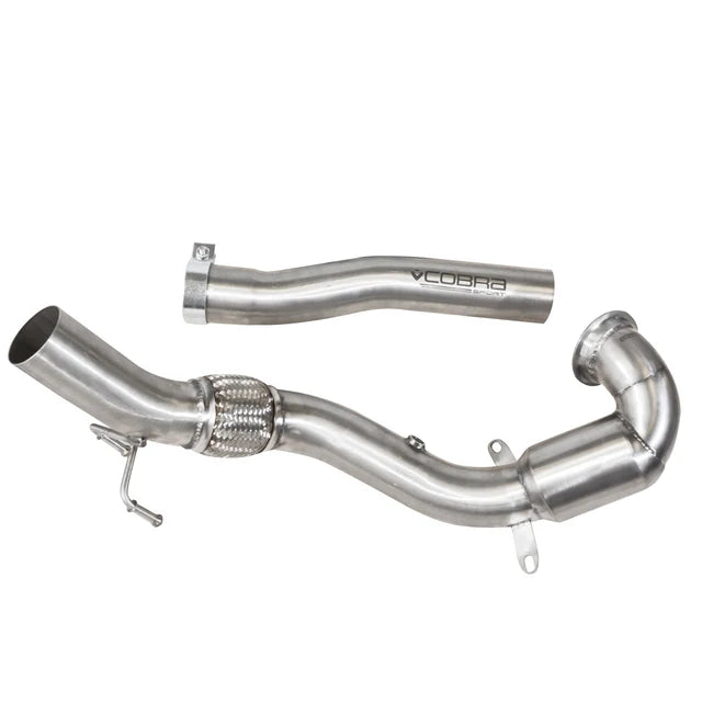 COBRA SPORT - VW Polo GTI (6C) 1.8 TSI (15-17) Sports Cat / De-Cat Front Downpipe Performance Exhaust)