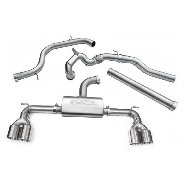 COBRA SPORT - VW Golf GTI (Mk7) 2.0 TSI (5G) (12-17) Quad Exit Turbo Back Golf R Style Performance Exhaust