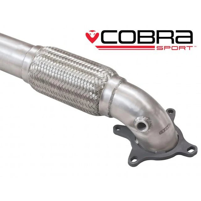 COBRA SPORT - Audi A3 (8P) 2.0 TFSI 2WD (3 & 5 Door) Front Pipe Sports Cat / De-Cat Performance Exhaust