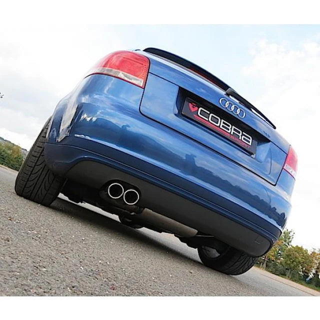 COBRA SPORT - Audi A3 (8P) 2.0 TFSI 2WD (3 Door) Turbo Back Performance Exhaust