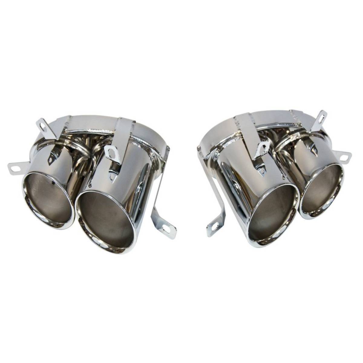 Audi R8 V8 Stainless Steel Twin Exhaust Tailpipes