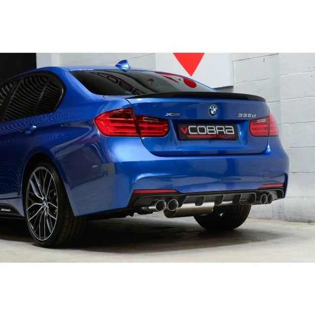COBRA SPORT - BMW 335D (F30/F31) Quad Exit M3 Style Exhaust Conversion