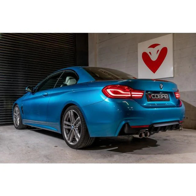 COBRA SPORT - BMW 425D (F32/F33/F36) Quad Exit M4 Style Performance Exhaust Conversion