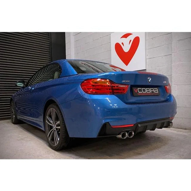 COBRA SPORT - BMW 430D (F32/F33/F36) (13-20) Quad Exit M4 Style Performance Exhaust