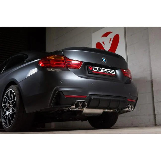 COBRA SPORT - BMW 435D (F32/F33/F36) Quad Exit M4 Style Performance Exhaust Conversion