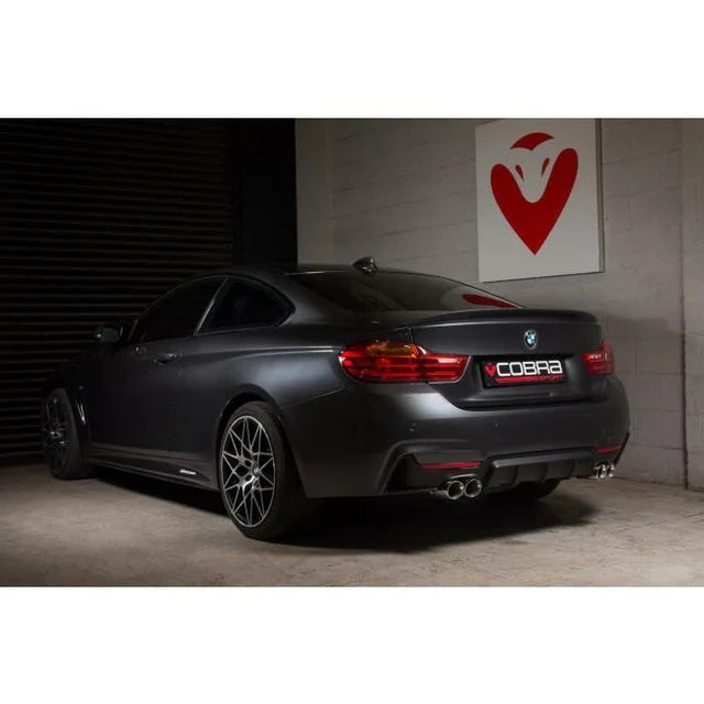 COBRA SPORT - BMW 435D (F32/F33/F36) Quad Exit M4 Style Performance Exhaust Conversion