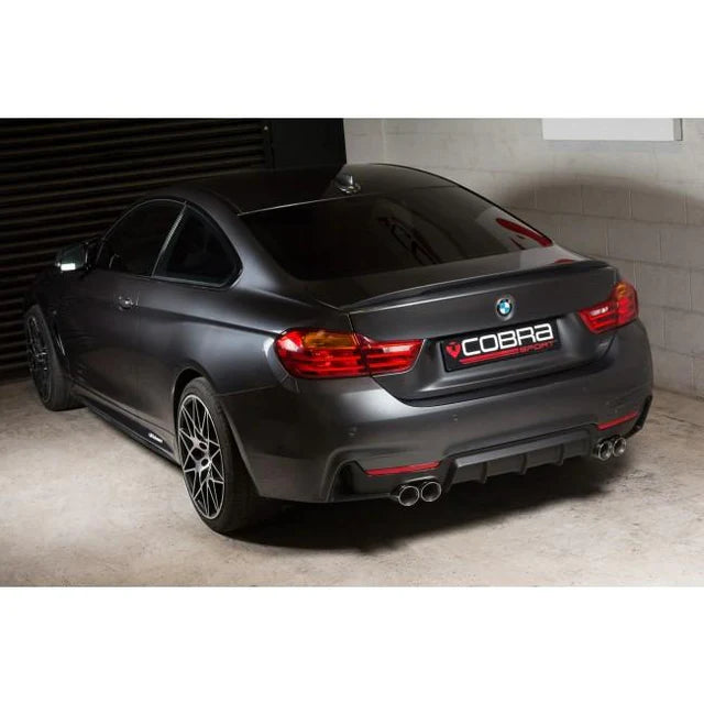 COBRA SPORT - BMW 435D (F32/F33/F36) Quad Exit M4 Style Performance Exhaust Conversion