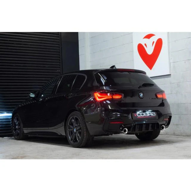 COBRA SPORT - BMW M140i Exhaust Tailpipes - Larger 3.5" M Performance Tips - Replacement Slip-on OE Style