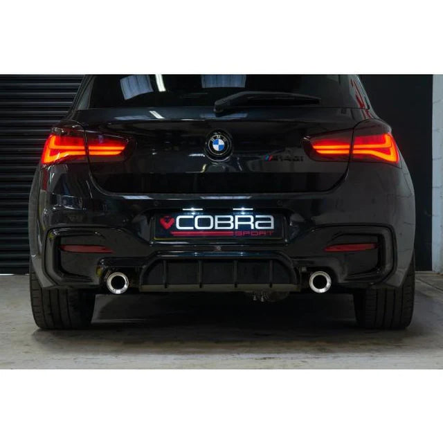 COBRA SPORT - BMW M140i Exhaust Tailpipes - Larger 3.5" M Performance Tips - Replacement Slip-on OE Style