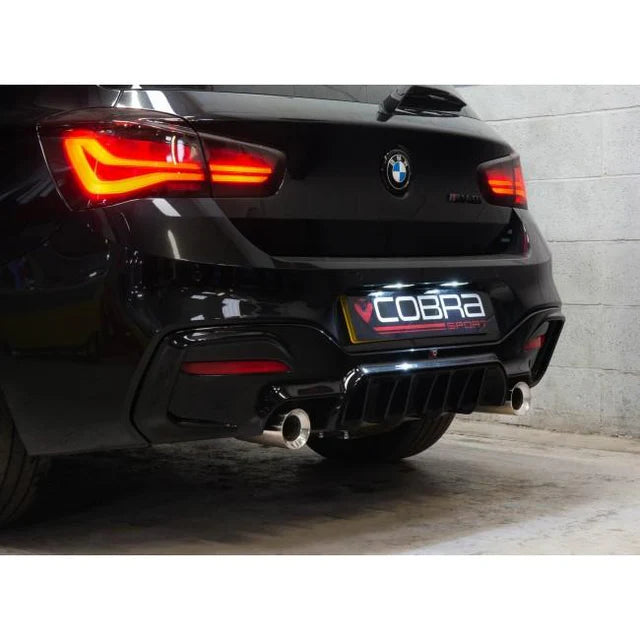 COBRA SPORT - BMW M140i Exhaust Tailpipes - Larger 3.5" M Performance Tips - Replacement Slip-on OE Style