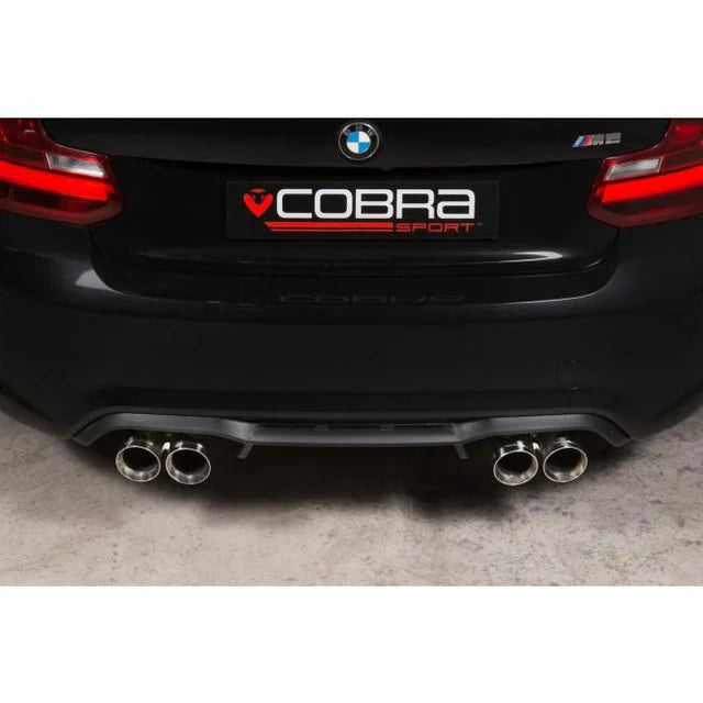COBRA SPORT - BMW M2 (F87) Coupe 3" Valved Cat Back Performance Exhaust