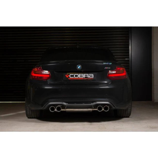 COBRA SPORT - BMW M2 (F87) Coupe 3" Valved Cat Back Performance Exhaust