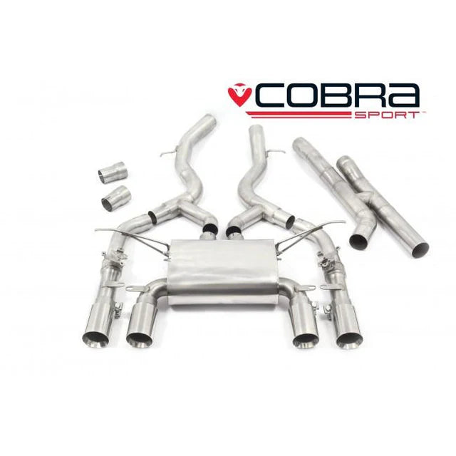 COBRA SPORT - BMW M4 Competition (F82 LCI) Coupé 3" Valved Secondary GPF Back Performance Exhaust