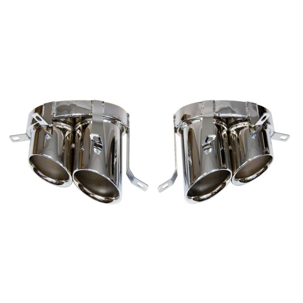 Audi R8 V8 Stainless Steel Twin Exhaust Tailpipes
