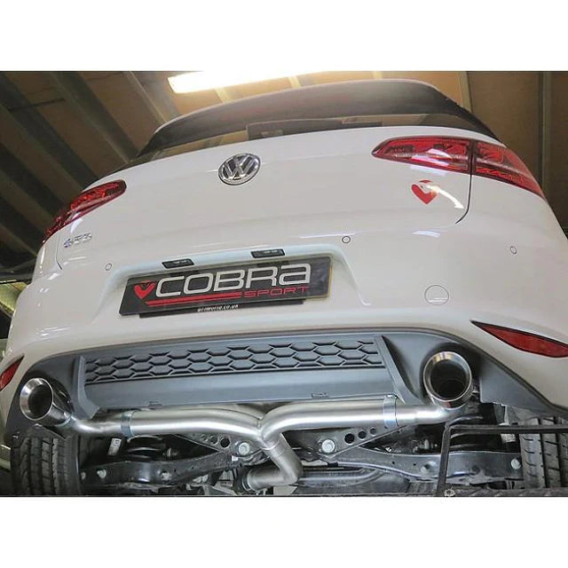 COBRA SPORT - VW Golf GTD (Mk7) 2.0 TDI (5G) (14-17) GTI Style Cat Back Performance Exhaust