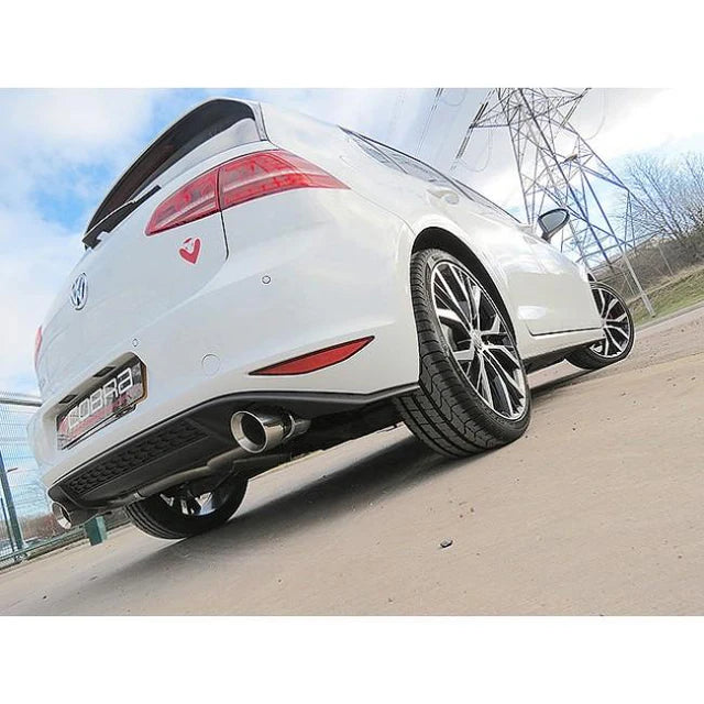 COBRA SPORT - VW Golf GTD (Mk7) 2.0 TDI (5G) (14-17) GTI Style Cat Back Performance Exhaust