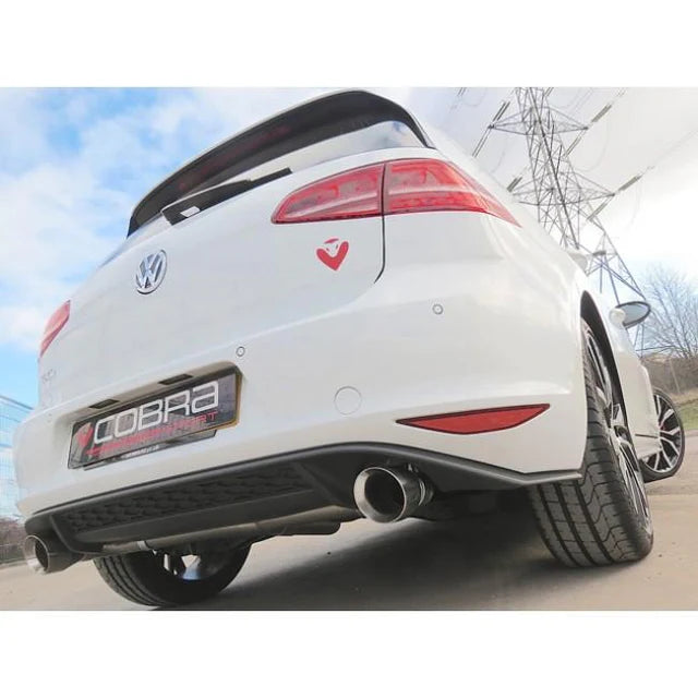 COBRA SPORT - VW Golf GTD (Mk7) 2.0 TDI (5G) (14-17) GTI Style Cat Back Performance Exhaust
