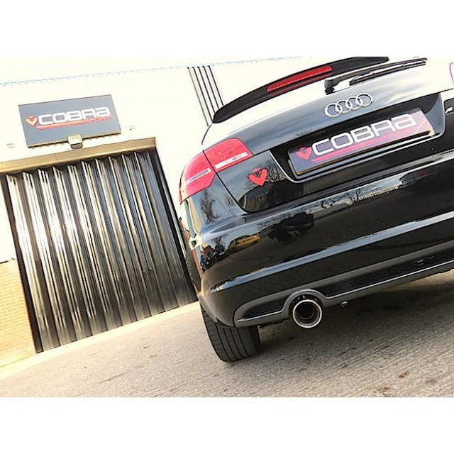 COBRA SPORT - Audi A3 (8P) 2.0 TDI 2WD (2008-12) (5 Door) Single Tip Cat Back Performance Exhaust