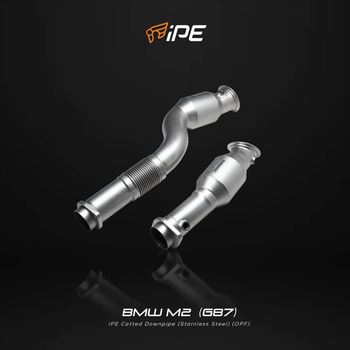 BMW G87-M2 S58 2023 - Current Catted Downpipe Non-OPF Version and OPF Version